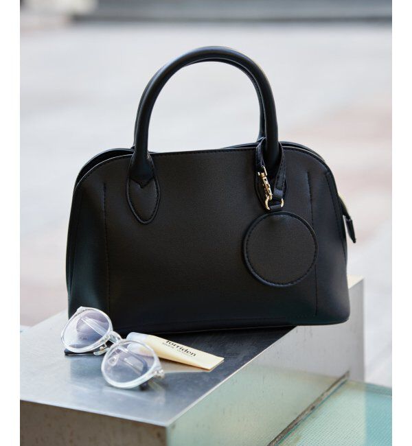 ikka「合皮2WAYボストンミラー付きトートバッグ」|その他|