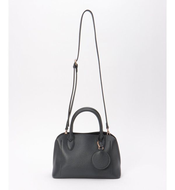 ikka「合皮2WAYボストンミラー付きトートバッグ」|その他|