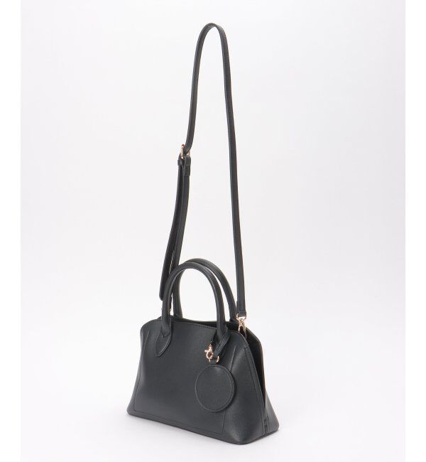 ikka「合皮2WAYボストンミラー付きトートバッグ」|その他|