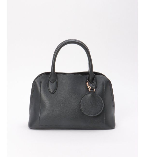 ikka「合皮2WAYボストンミラー付きトートバッグ」|その他|