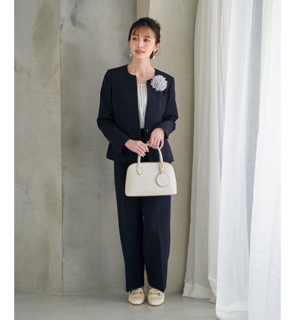 ikka「合皮2WAYボストンミラー付きトートバッグ」|その他|