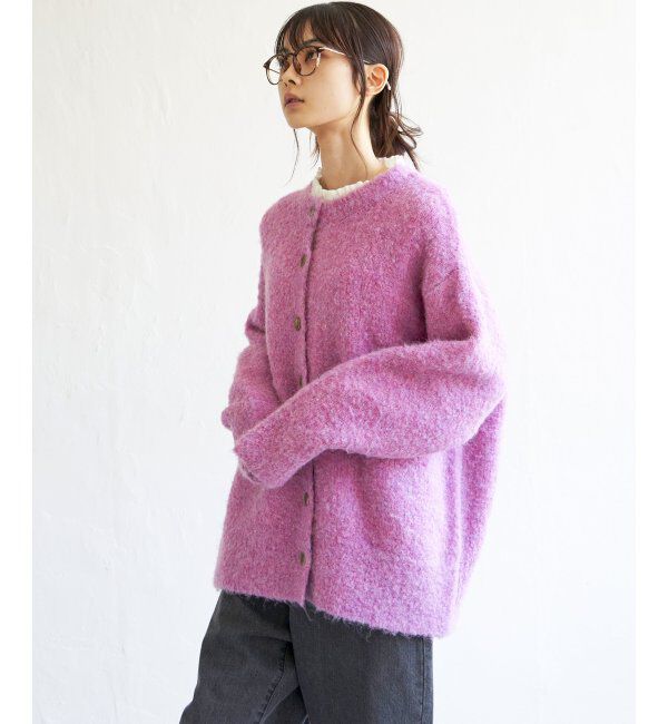 Lbc with Life「リサイクルモコモコ2WAYカーディガン」|カーディガン|