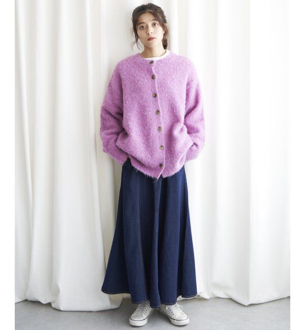 Lbc with Life「リサイクルモコモコ2WAYカーディガン」|カーディガン|