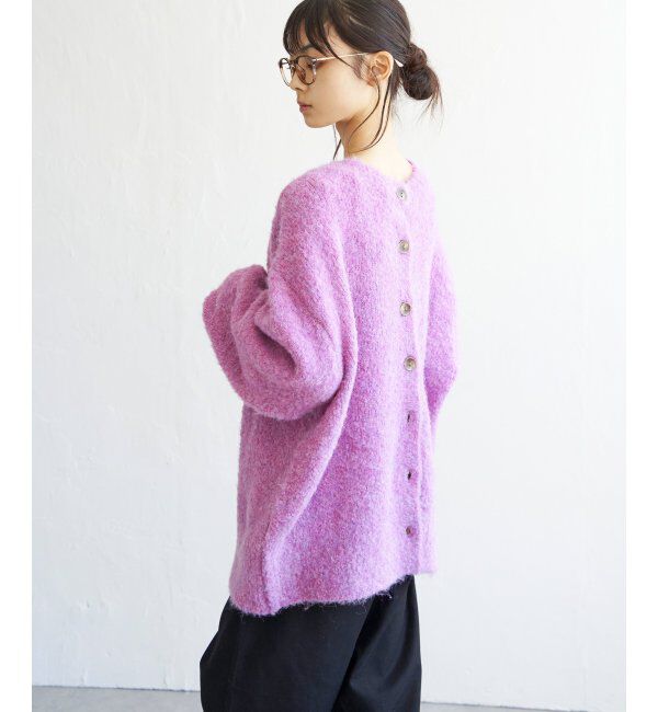 Lbc with Life「リサイクルモコモコ2WAYカーディガン」|カーディガン|