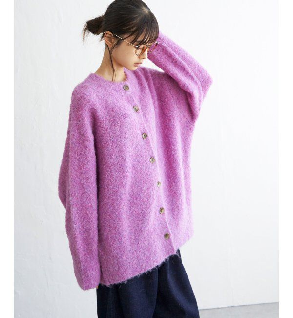 Lbc with Life「リサイクルモコモコ2WAYカーディガン」|カーディガン|