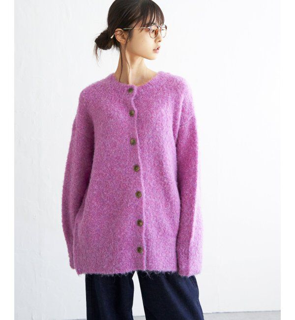 Lbc with Life「リサイクルモコモコ2WAYカーディガン」|カーディガン|