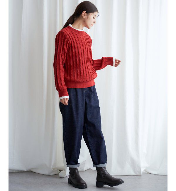 Lbc with Life「クリスマスケーブルニットプルオーバー」|カーディガン|