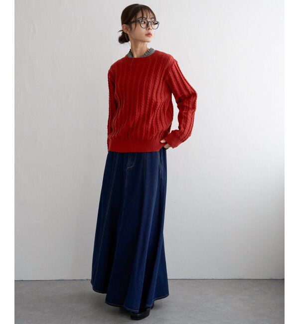 Lbc with Life「クリスマスケーブルニットプルオーバー」|カーディガン|