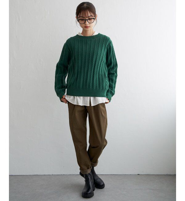 Lbc with Life「クリスマスケーブルニットプルオーバー」|カーディガン|