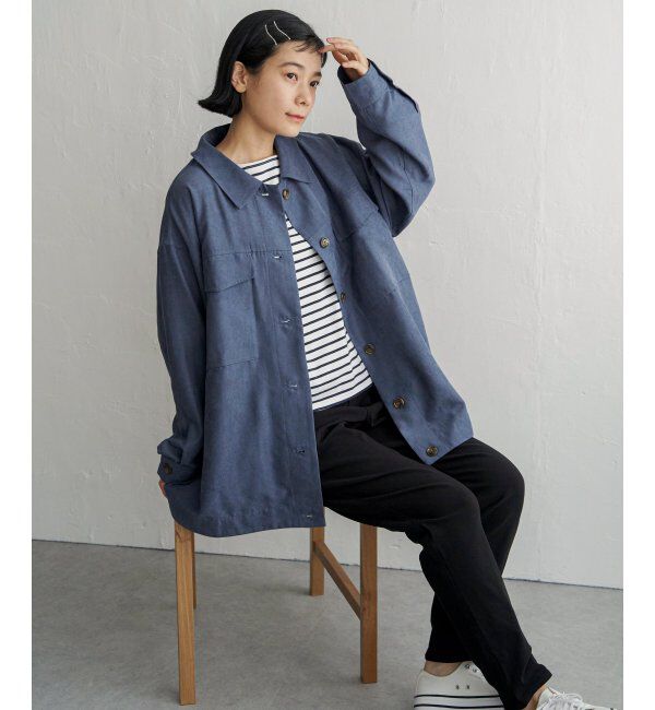 Lbc with Life「スウェードライクシャウター」|ブルゾン・スタジャン|