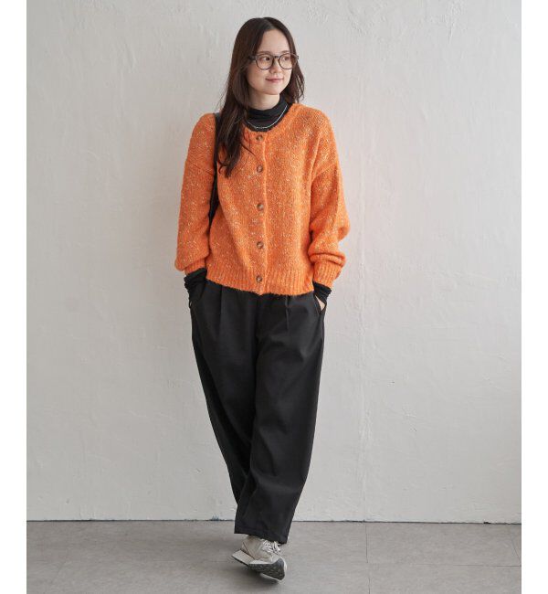 Lbc with Life「MIXヤーンラメ2WAYプルオーバーカーディガン」|カーディガン|
