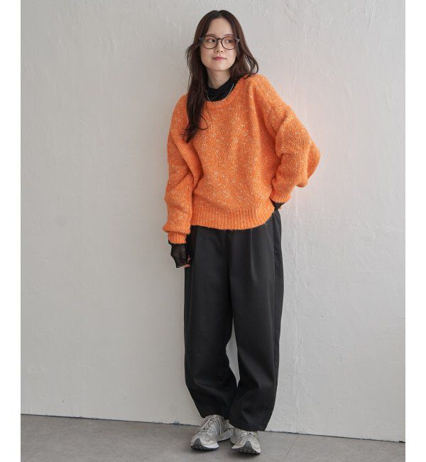 Lbc with Life「MIXヤーンラメ2WAYプルオーバーカーディガン」|カーディガン|