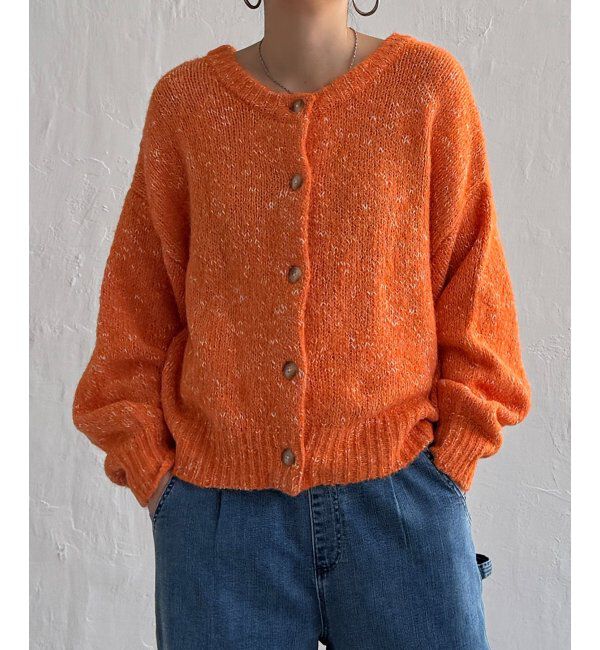 Lbc with Life「MIXヤーンラメ2WAYプルオーバーカーディガン」|カーディガン|