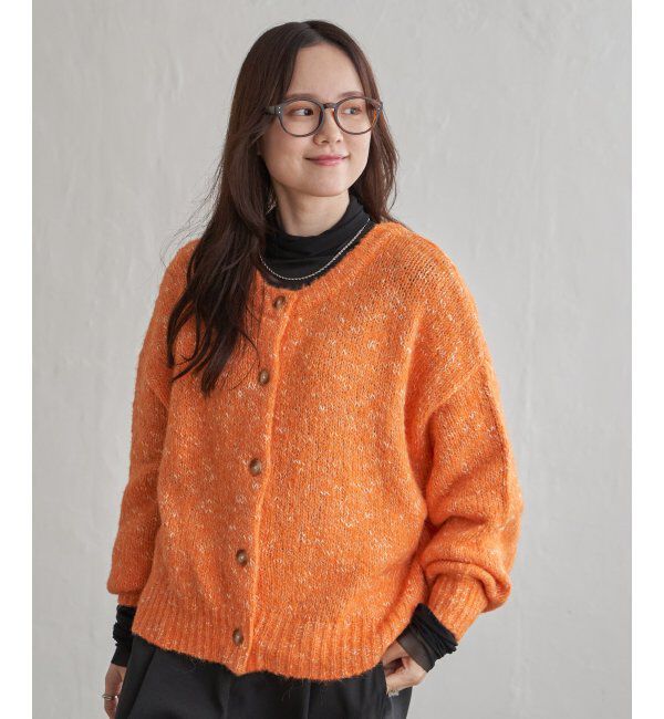 Lbc with Life「MIXヤーンラメ2WAYプルオーバーカーディガン」|カーディガン|