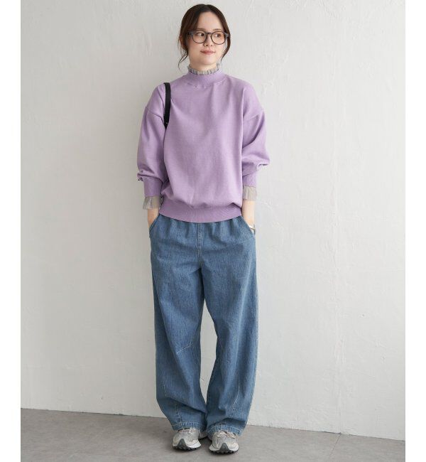 Lbc with Life「ドットチュールレイヤーニット」|カーディガン|