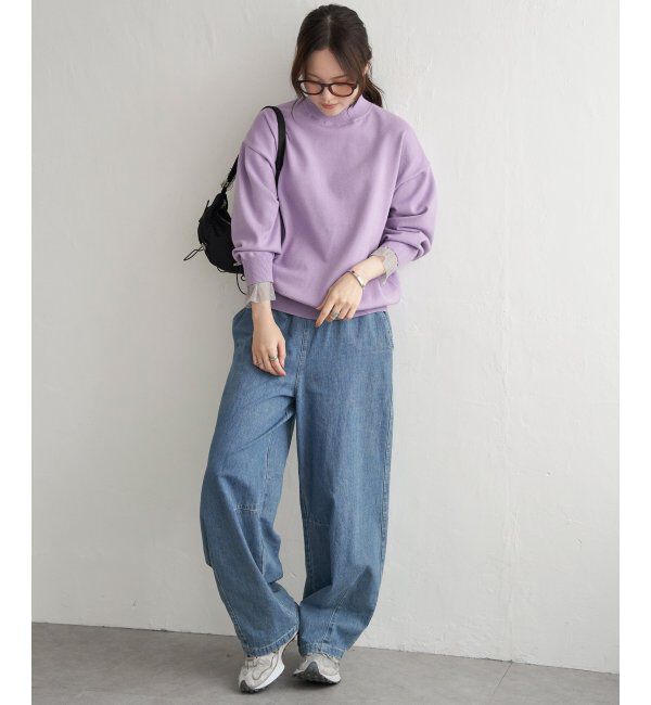 Lbc with Life「ドットチュールレイヤーニット」|カーディガン|