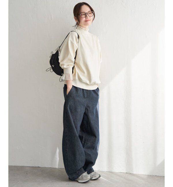 Lbc with Life「ドットチュールレイヤーニット」|カーディガン|