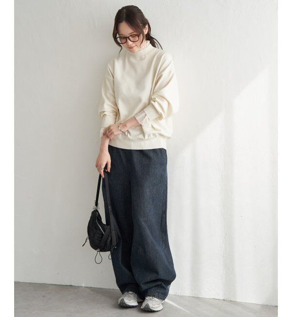 Lbc with Life「ドットチュールレイヤーニット」|カーディガン|