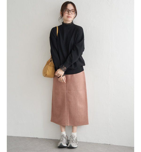 Lbc with Life「ドットチュールレイヤーニット」|カーディガン|