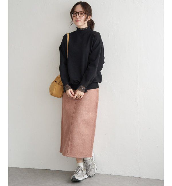 Lbc with Life「ドットチュールレイヤーニット」|カーディガン|