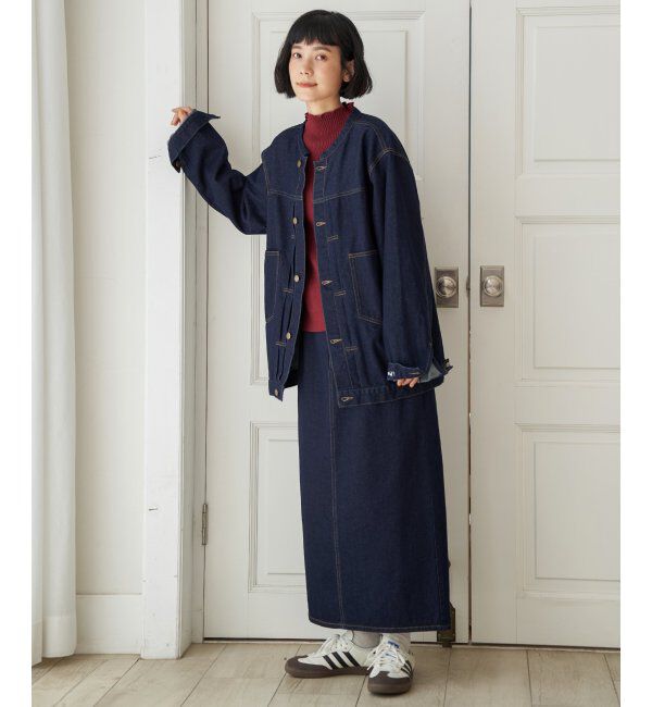 Lbc with Life「LBCステッチナロースカート」|スカート|