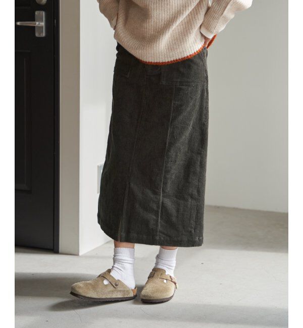 Lbc with Life「コーデュロイベイカーIラインスカート」|スカート|