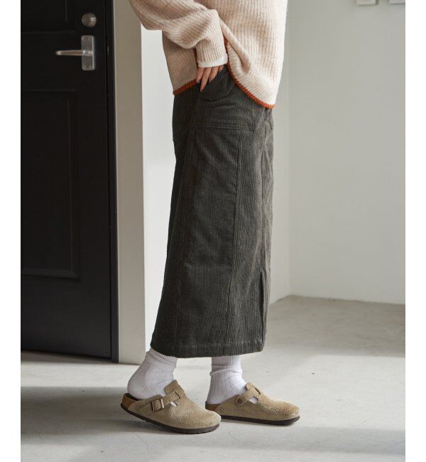 Lbc with Life「コーデュロイベイカーIラインスカート」|スカート|
