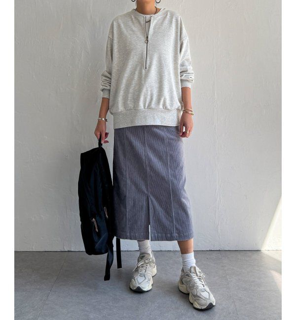 Lbc with Life「コーデュロイベイカーIラインスカート」|スカート|