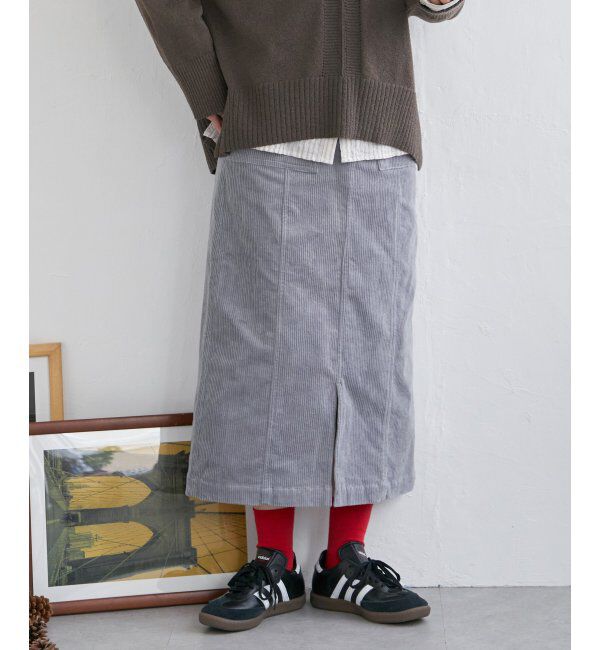 Lbc with Life「コーデュロイベイカーIラインスカート」|スカート|
