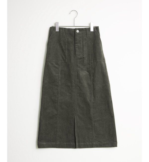 Lbc with Life「コーデュロイベイカーIラインスカート」|スカート|