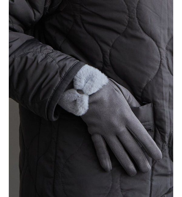 Lbc with Life「モコモコリボンツキグローブ」|手袋|