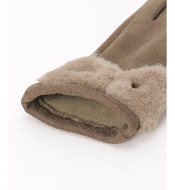 Lbc with Life「モコモコリボンツキグローブ」|手袋|