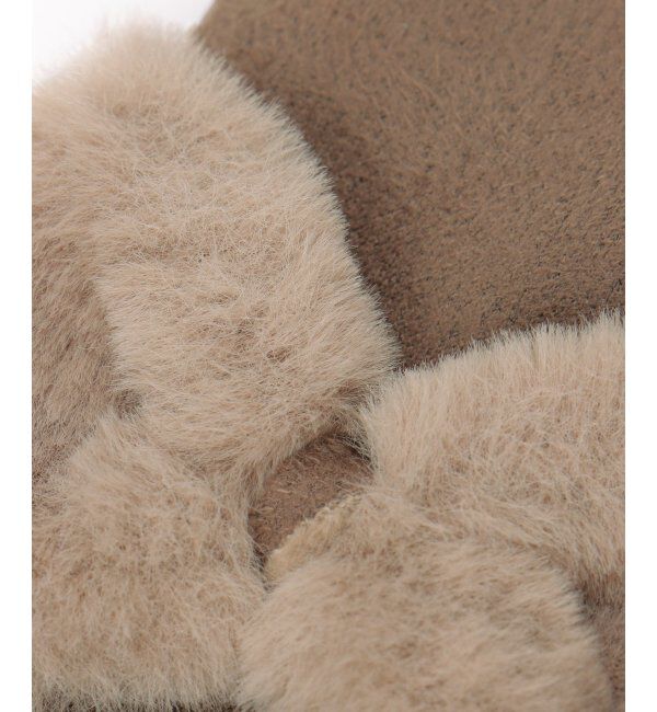 Lbc with Life「モコモコリボンツキグローブ」|手袋|