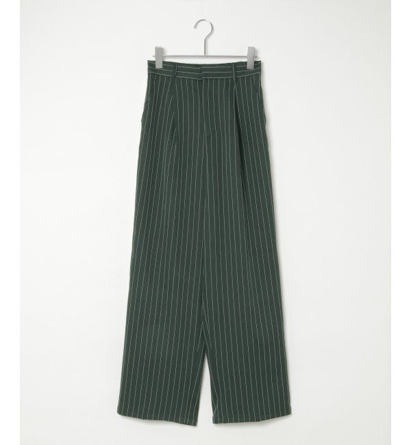 VENCE share style「【セットアップ対応】ピンストライプストレートパンツ」|デニム|