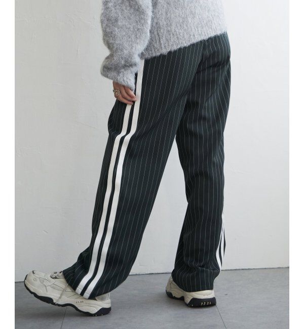 VENCE share style「【セットアップ対応】ピンストライプストレートパンツ」|デニム|