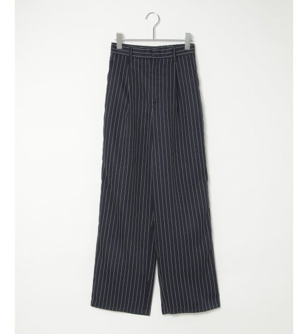 VENCE share style「【セットアップ対応】ピンストライプストレートパンツ」|デニム|