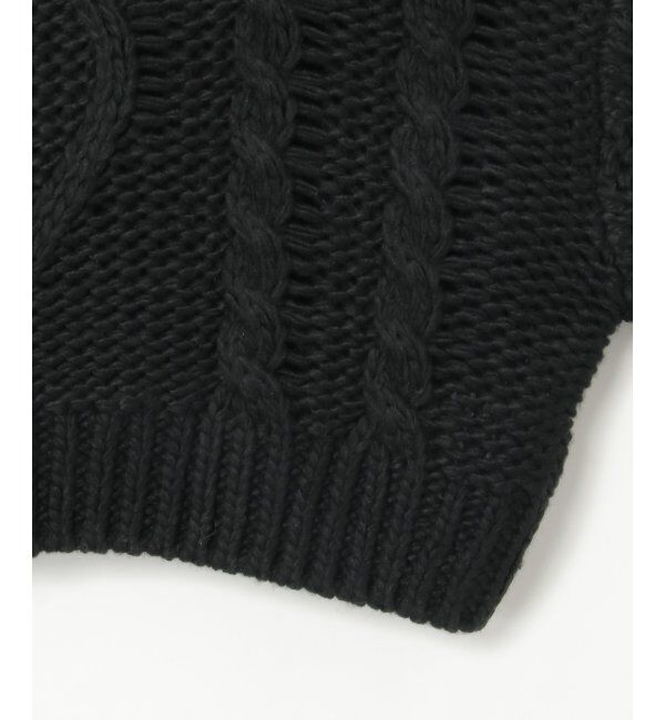 VENCE share style「ロービングケーブルショートプルオーバー」|ニット・セーター|