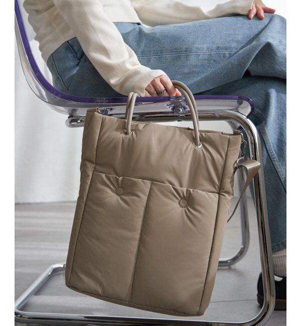 VENCE share style「ティルダ2WAYトートバッグ」|その他|ベージュ