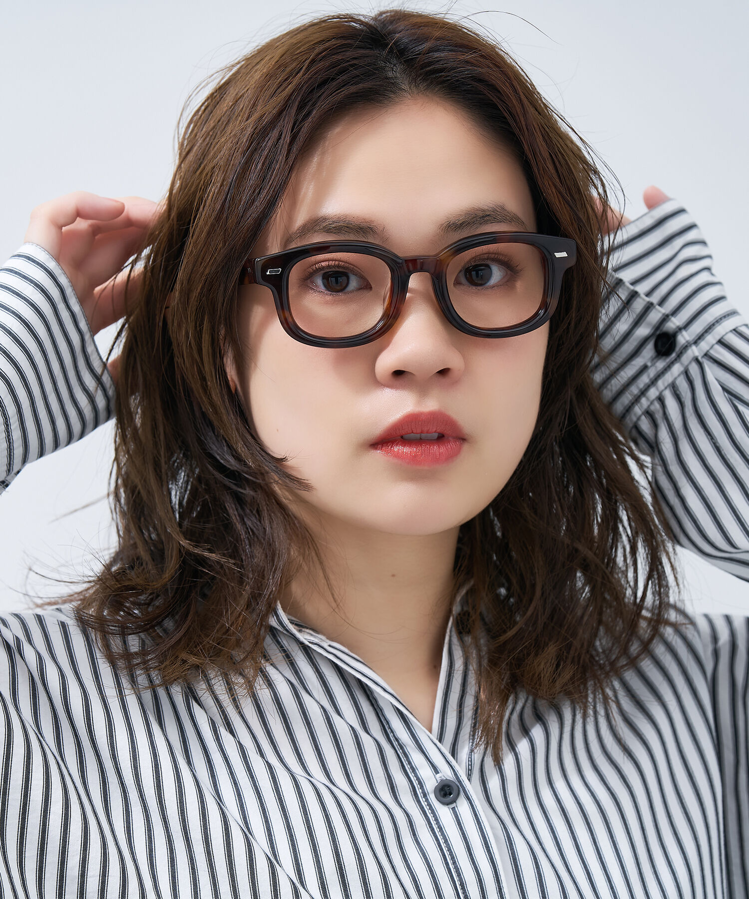  「Zoff | JOURNAL STANDARD relume ウェリントン型 メガネ レンズ交換券付き ジャーナルスタンダード」|メガネ|ブラウン