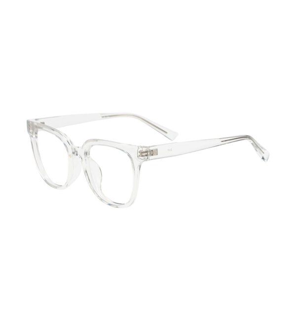  「ウェリントン型 メガネ│大きめ プラスチックフレーム│小顔効果 ビッグシェイプ｜ レンズ交換券付」|メガネ|