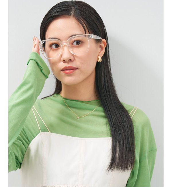  「ウェリントン型 メガネ│大きめ プラスチックフレーム│小顔効果 ビッグシェイプ｜ レンズ交換券付」|メガネ|