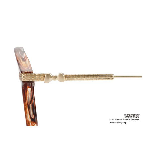  「ボストン型 メガネ チタン | Zoff PEANUTS COLLECTION 4 (ジョープレッピー モデル)   レンズ交換券付」|メガネ|