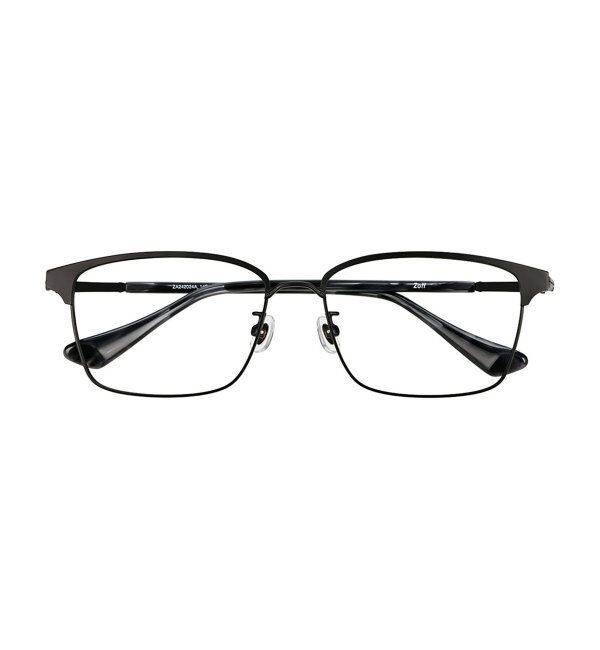  「Zoff｜メガネ｜メタルフレーム 伊達・度付き｜TRAD METAL レンズ交換券付」|メガネ|ブラック系その他