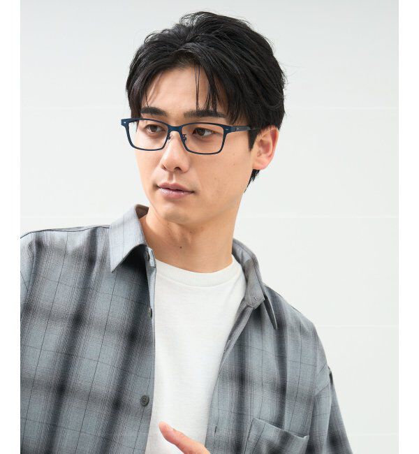  「ウェリントン型 メガネ | メタル｜伊達メガネ 度付きメガネ｜ユニセックス 黒｜CLASSIC  レンズ交換券付」|メガネ|