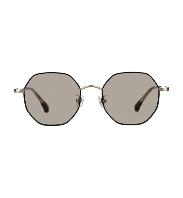  「Zoff｜Kirimaru ウェリントン型 サングラス   多角形フレーム ユニセックス UVカット 紫外線対策 小顔効果」|サングラス|