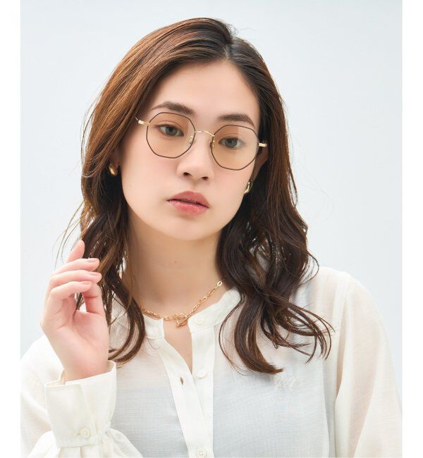  「Zoff｜Kirimaru ウェリントン型 サングラス   多角形フレーム ユニセックス UVカット 紫外線対策 小顔効果」|サングラス|