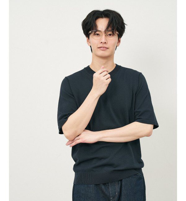  「ウェリントン型 メガネ｜クリアカラー｜伊達メガネ 度付きメガネ｜ユニセックス  レンズ交換券付」|メガネ|