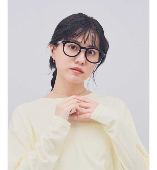  「ウェリントン型 メガネ｜クリアカラー｜伊達メガネ 度付きメガネ｜ユニセックス  レンズ交換券付」|メガネ|