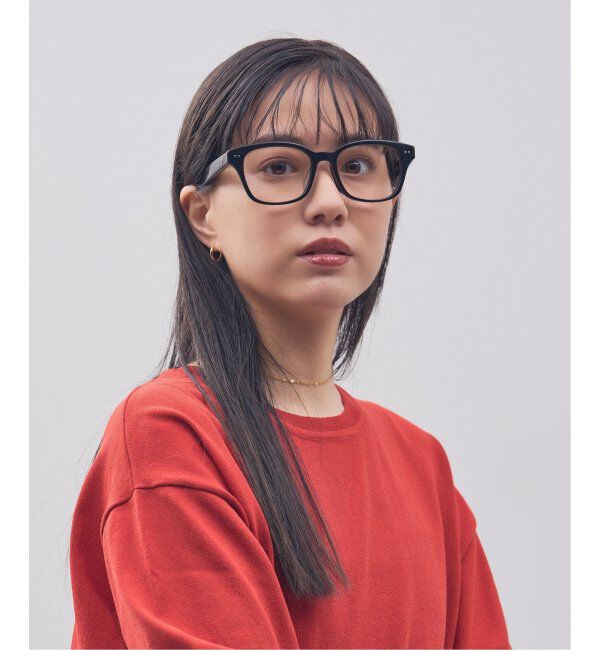  「Zoff｜STUDIO SEVEN｜ウェリントン型 メガネ 太縁フレーム 黒縁｜伊達メガネ 度付きメガネ レンズ交換券付」|メガネ|