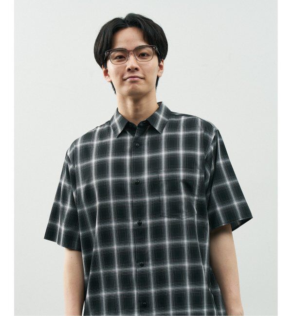  「Zoff｜STUDIO SEVEN｜ウェリントン型 メガネ 太縁フレーム 黒縁｜伊達メガネ 度付きメガネ レンズ交換券付」|メガネ|